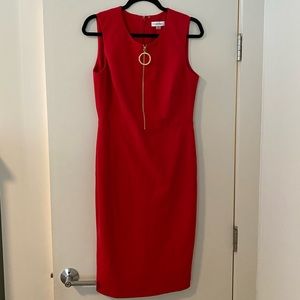 Calvin Klein Red Dress